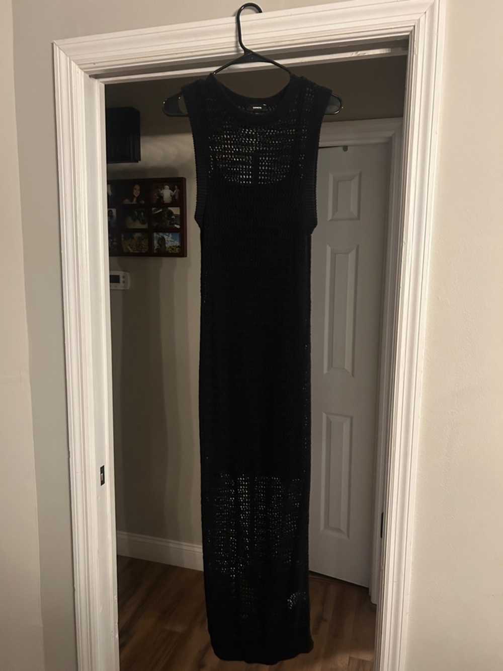 Express Black Sleeveless Knit Maxi Dress